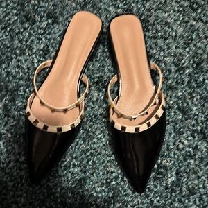 Elegant Black Women's Slip-On Shoes